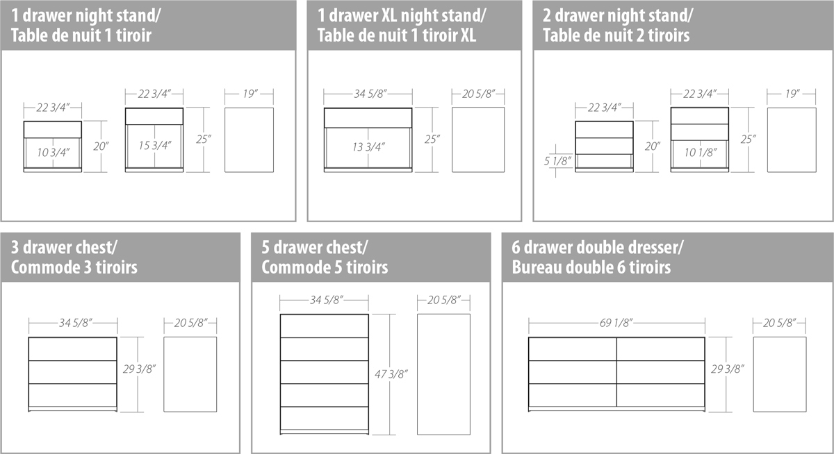 Absolute Bedroom Storage Dimensions